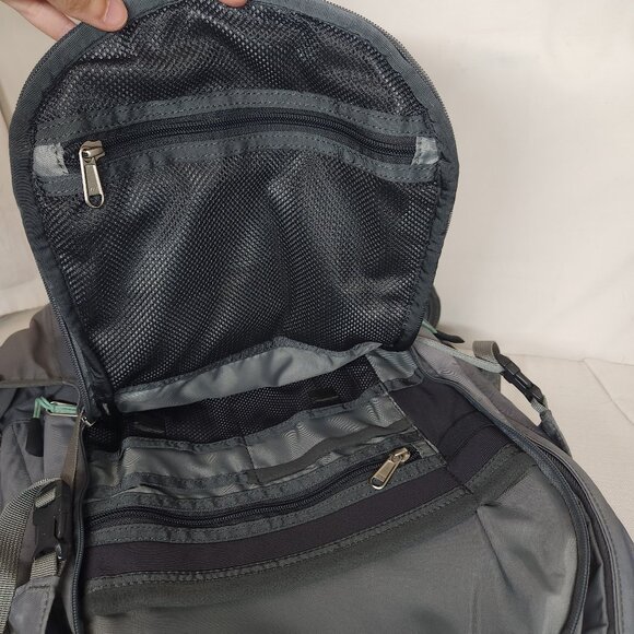 The North Face Surge Transit Backpack Gray/Aqua - Picture 7 of 11